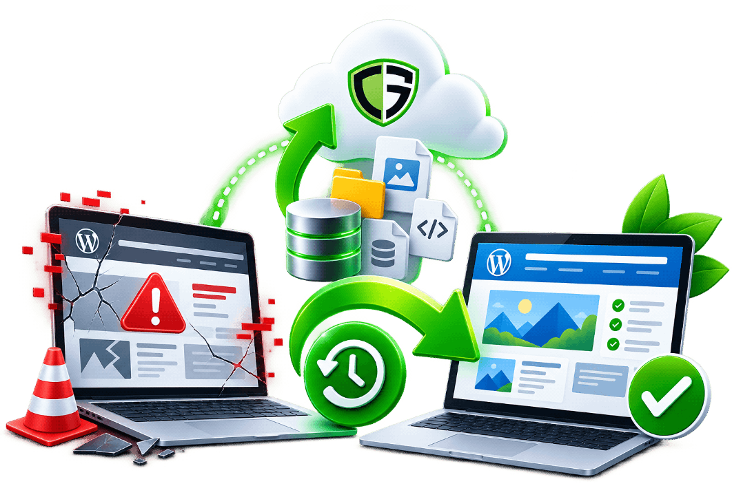 CodeGuard Website Backup – beschädigte WordPress Website aus einem Backup wiederherstellen