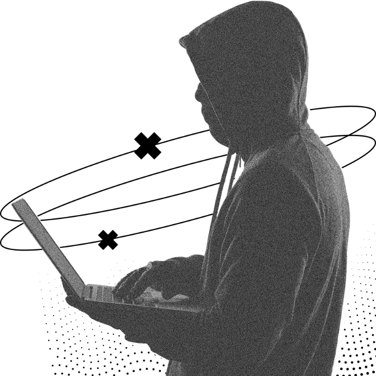 Spamexperts Spamfilter Titelbild mit Hacker