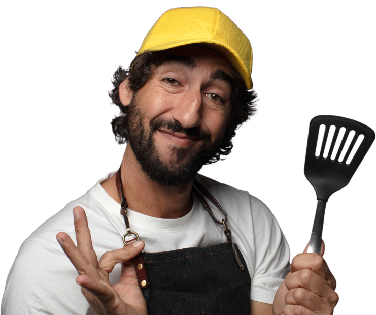 Koch als Symbol für professionelles Webhosting für Restaurants in der Schweiz